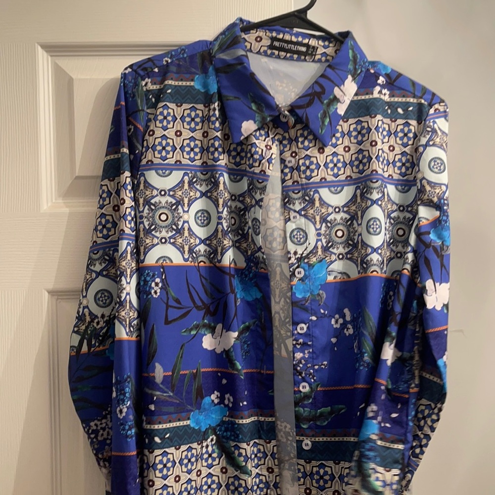 Multi colored blouse from Pretty Little Thing